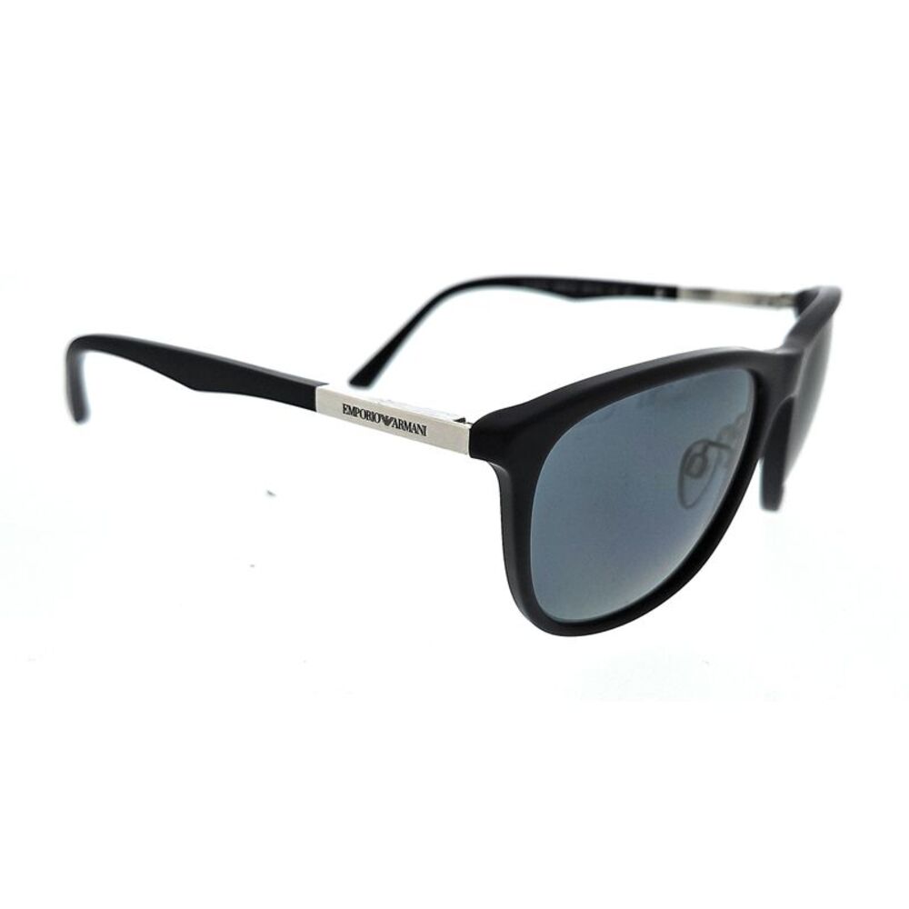 Emporio Armani 0EA4201F 50882V Matte Blue Round Sunglasses - Picture 3 of 5